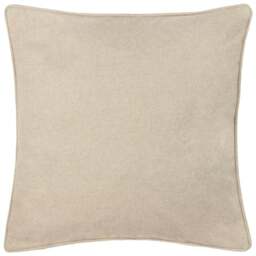 furn. Dakota Natural Tufted Cushion - Size: 45 x 45cm - Cream - Wilko
