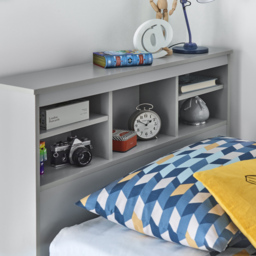 Veera Grey 3 Drawer Guest Bed with Memory Foam Mattress - Size: Single - Bedmaster - Wilko - thumbnail 5