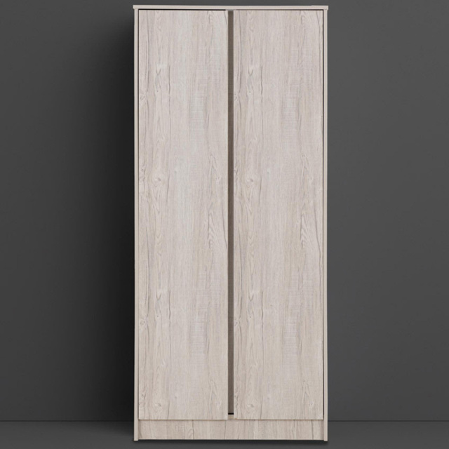 Seconique Malvern 2 Door Urban Snow Wardrobe - White - Wilko - image 1