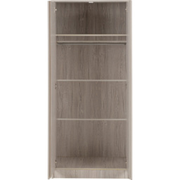 Seconique Malvern 2 Door Urban Snow Wardrobe - White - Wilko - thumbnail 5