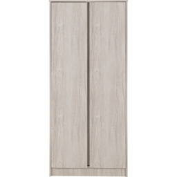 Seconique Malvern 2 Door Urban Snow Wardrobe - White - Wilko - thumbnail 4