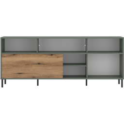 Furniture To Go Darwin Single Sliding Door Green TV Cabinet - Wilko - thumbnail 4