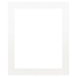 Rectangular Ivory Photo Frame Mount 10 x 8 inch - White - The Port. Co Gallery - Wilko - thumbnail 1