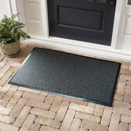 Desire Rugs Silver Grey Anti Slip Door Mat 120 x 180cm - Wilko - thumbnail 3