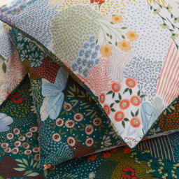 furn. Forage Single Teal Duvet Set - Blue - Wilko - thumbnail 4