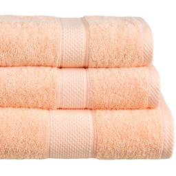 Imperial Hotel Quality Peach Combed Cotton Turkish Bath Mat - Size: 50 x 80 x 4cm - n/a - Wilko - thumbnail 3