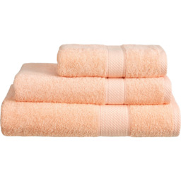 Imperial Hotel Quality Peach Combed Cotton Turkish Bath Mat - Size: 50 x 80 x 4cm - n/a - Wilko - thumbnail 1