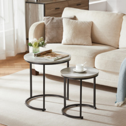 Vida Designs Brooklyn Grey Nest of Tables Set of 2 - Wilko - thumbnail 6