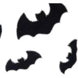 3D Bats Cushion White and Black - Haunted Hallows - Wilko - thumbnail 3