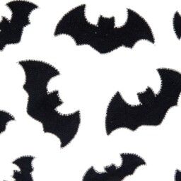3D Bats Cushion White and Black - Haunted Hallows - Wilko - thumbnail 4