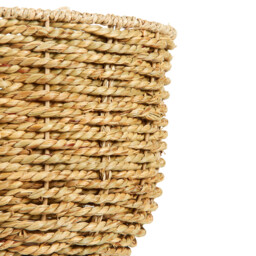Seagrass Footed Planter Brown - Wilko - thumbnail 5