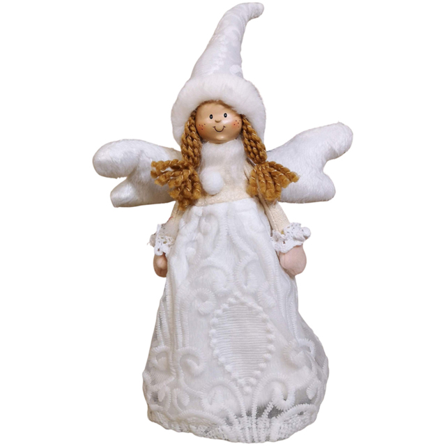 Premier Angel White Christmas Tree Topper 35cm - Size: 33 x 20 x 20cm - Wilko - image 1
