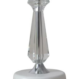 Living and Home Scalloped Table Lamp - Size: 42 x 25 x 25cm - White - Wilko - thumbnail 5
