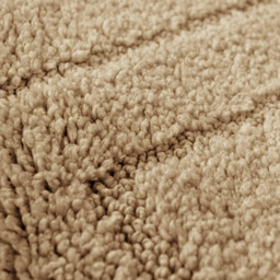 Allure Bath Fashions Lisa Beige Non-Slip Bath Mat and Pedestal Mat Set 2 Piece - Size: 45 x 75cm - Brown - Wilko - thumbnail 3