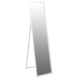 Harbour Housewares White Round Full Length Mirror 137 x 35.5cm - Size: 137 x 35.5 x 45.5cm - Wilko