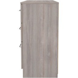 Crowndale Worcester 6 Drawer Grey Oak Kneehole Desk Ready Assembled - Size: 80 x 125 x 39cm - Wilko - thumbnail 5