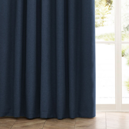 furn. Dawn Blue Blackout Pencil Pleat Curtains 229 x 137cm - Size: 137 x 229 x 1cm - Wilko - thumbnail 4