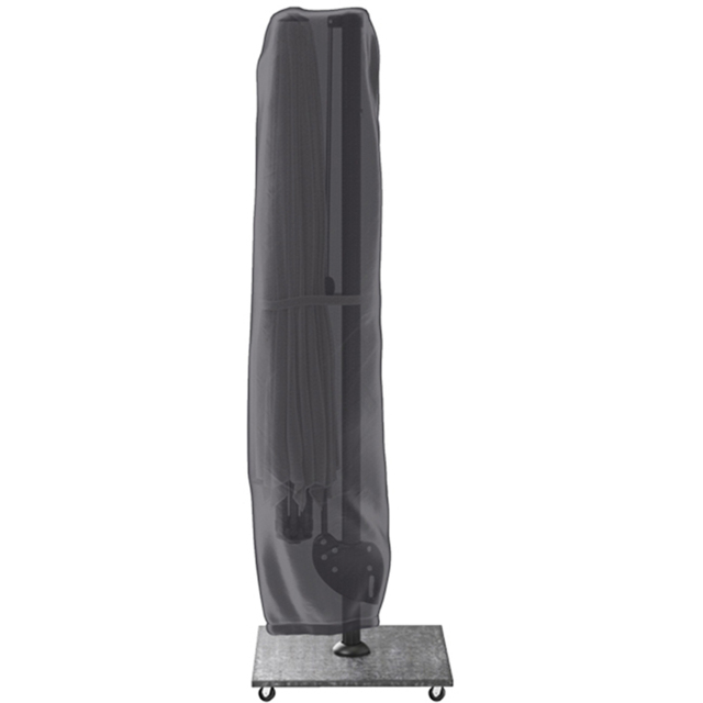 Platinum AeroCover Waterproof Free Arm Parasol Cover 292 x 65 x 65cm - Grey - Wilko - image 1