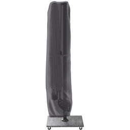 Platinum AeroCover Waterproof Free Arm Parasol Cover 292 x 65 x 65cm - Grey - Wilko - thumbnail 1