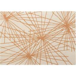 Esselle Home Aura Starburst Natural and Orange Rug 200 x 290cm - Wilko - thumbnail 1