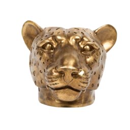 Gold Leopard Candle Holder - Wilko
