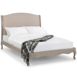 Julian Bowen Camille Double Limed Oak Bed - Wood - Wilko - thumbnail 5