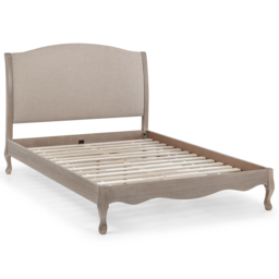 Julian Bowen Camille Double Limed Oak Bed - Wood - Wilko - thumbnail 3