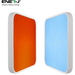 ENER-J 80W Animated Sky and Sunset Scenes RGBIC LED Square Ceiling Light 500 x 500mm - Size: 7.8 x 50 x 50cm - n/a - ENERJ - Wilko - thumbnail 7