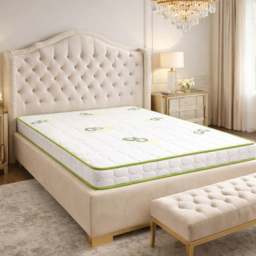 Sareer Eco Juniper Single Latex Mattress - White - Wilko - thumbnail 3