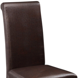 Julian Bowen Cuba Set of 2 Brown and Oak Dining Chair - Wood - Wilko - thumbnail 4