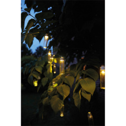 Luxform Monte Gordo 14 LED Solar Powered String Lights - Size: 8.2 x 2.2 x 46.5cm - Clear - Wilko - thumbnail 7