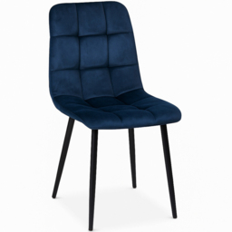 Kosy Koala 4 Seater Velvet Round Dining Set Blue - Beige - Wilko - thumbnail 3