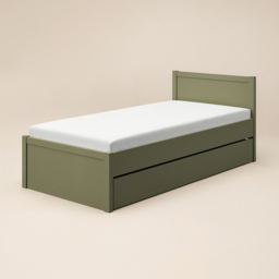 Flair Oli Single Olive Green 2 Drawer Storage Bed - Wilko - thumbnail 3
