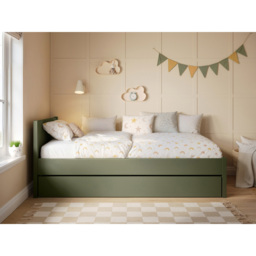 Flair Oli Single Olive Green 2 Drawer Storage Bed - Wilko - thumbnail 5