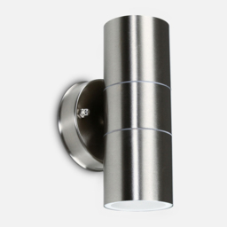ValueLights Gainsford Silver Outdoor Wall Up Down Light - Size: 10 x 17 x 17cm - Wilko - thumbnail 6