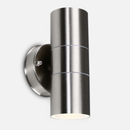 ValueLights Gainsford Silver Outdoor Wall Up Down Light - Size: 10 x 17 x 17cm - Wilko - thumbnail 7