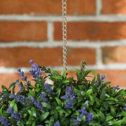 Portland Purple Artificial Plant Hanging Topiary Ball 2 Pack - Size: 27 x 27 x 27cm - Wilko - thumbnail 4