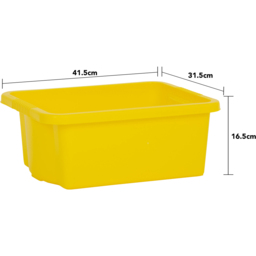 Wham 16L Yellow Stackable Storage Box 4 Pack - Wilko - thumbnail 6