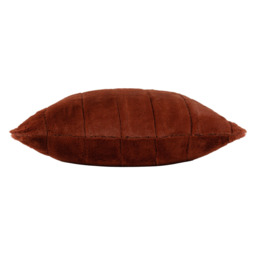 Paoletti Empress Rust Faux Fur Cushion - Size: 45 x 45 cm - Multi - Wilko - thumbnail 6