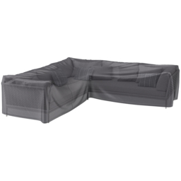 Platinum AeroCover Left Hand L Shaped Garden Sofa Cover - Size: 70 x 330 x 255cm - Grey - Wilko