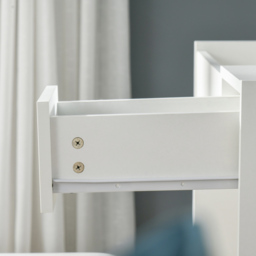 Portland White Dressing Table Set with Mirror - Size: 80 x 40 x 79cm - Wilko - thumbnail 5