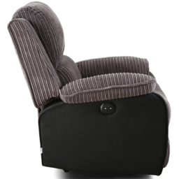 Furniture Online Postana Grey Jumbo Cord Manual Recliner Chair - Size: 103 x 93 x 93cm - Wilko - thumbnail 6