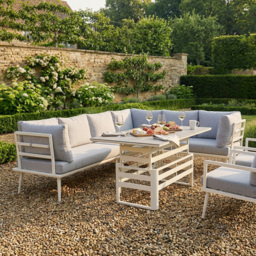 Iris 6 Seater Sofa Set - White - Wilko - thumbnail 5