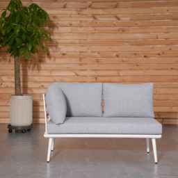 Iris 6 Seater Sofa Set - White - Wilko - thumbnail 7