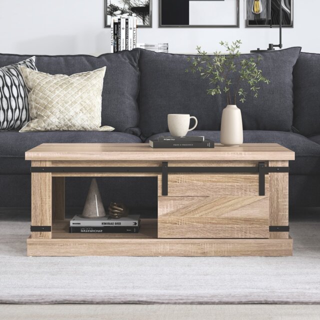Stamford Rustic Coffee Table Sonoma Oak - Wilko - image 1