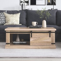 Stamford Rustic Coffee Table Sonoma Oak - Wilko - thumbnail 1