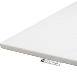 DS Living Deluxe King Size Memory Foam Mattress Topper - White - Wilko - thumbnail 3