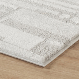 Desire Rugs Hamilton Silver Bold Geometric Rug 200 x 290cm - Size: 290 x 200 x 1.3cm - Wilko - thumbnail 5
