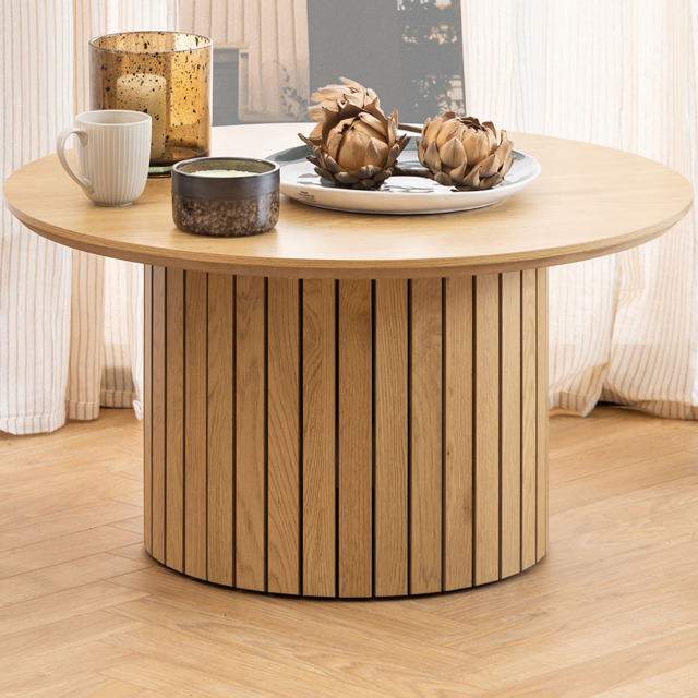 Florence Yale Oak Coffee Table - Brown - Furniture To Go - Wilko - image 1