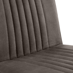 Julian Bowen Olympus Brooklyn and Marble Effect 6 Seater Dining Set White and Charcoal - Wilko - thumbnail 6